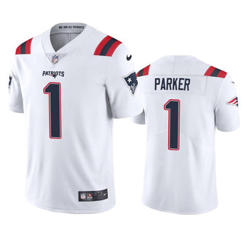 DeVante Parker New England Patriots white jersey