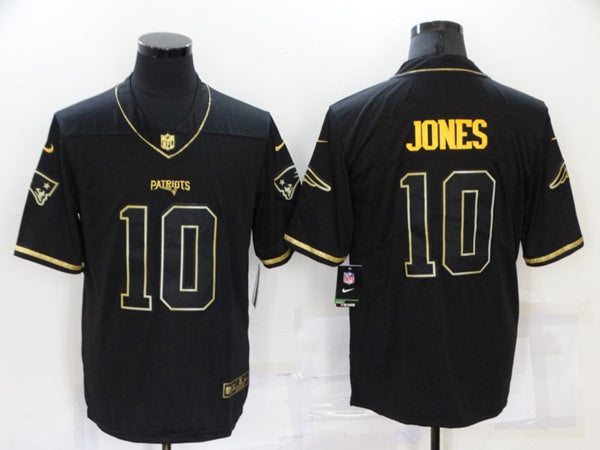 Mac Jones New England Patriots black jersey