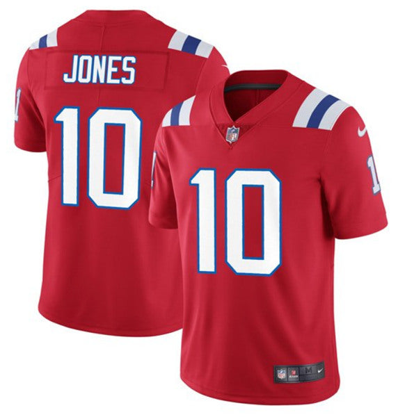 Mac Jones New England Patriots red jersey