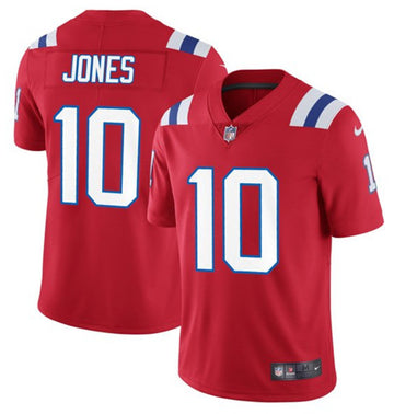 Mac Jones New England Patriots red jersey