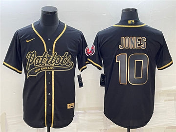 Mac Jones New England Patriots black jersey