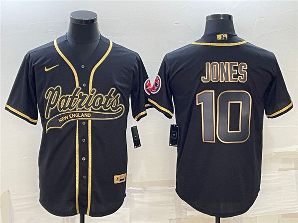 Mac Jones New England Patriots black jersey