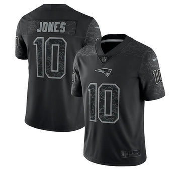 Mac Jones New England Patriots black jersey