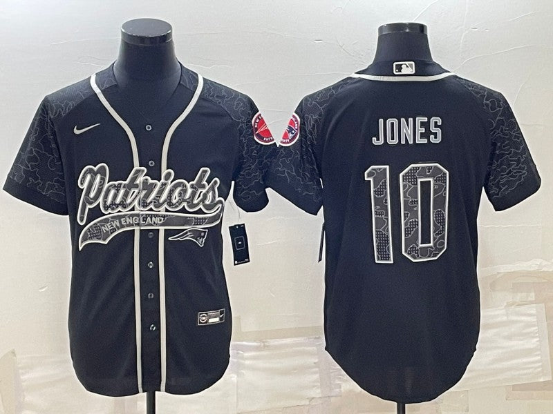 Mac Jones New England Patriots black jersey