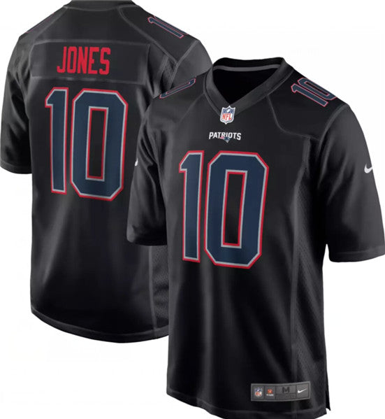 Mac Jones New England Patriots black jersey