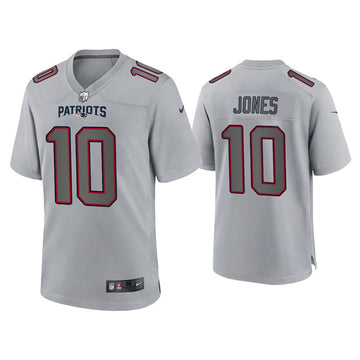 Mac Jones New England Patriots gray Game jersey