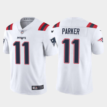 DeVante Parker New England Patriots white jersey