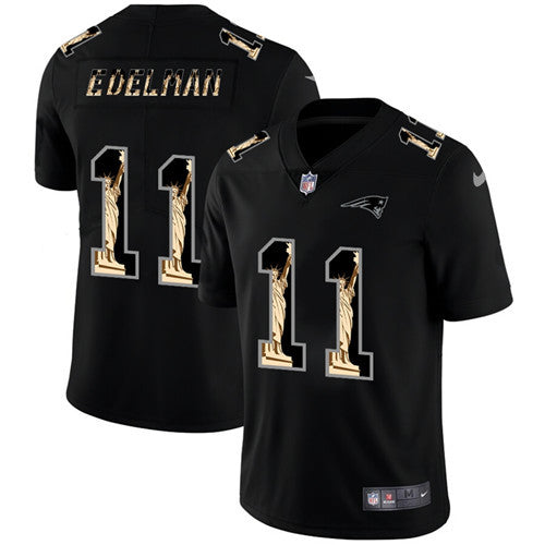 Julian Edelman New England Patriots black jersey