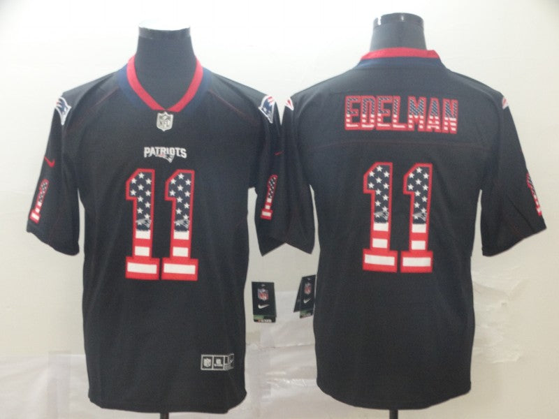 Julian Edelman New England Patriots black Color Rush jersey