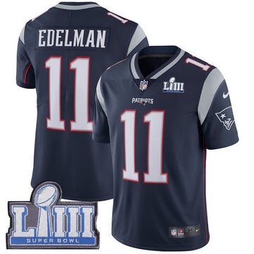 Julian Edelman New England Patriots navy jersey