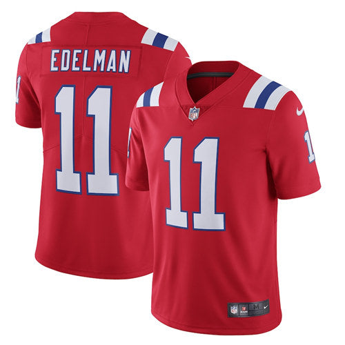 Julian Edelman New England Patriots red jersey