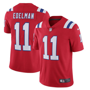 Julian Edelman New England Patriots red jersey