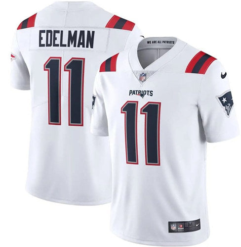Julian Edelman New England Patriots white jersey