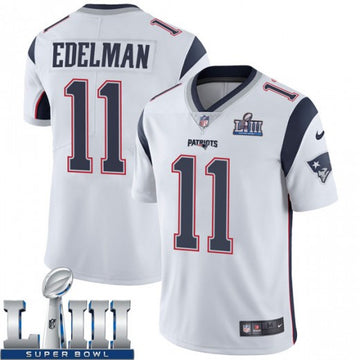 Julian Edelman New England Patriots white jersey