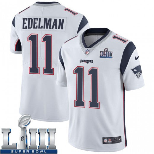 Julian Edelman New England Patriots white jersey
