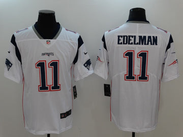 Julian Edelman New England Patriots white jersey