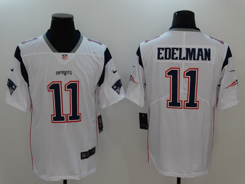 Julian Edelman New England Patriots white jersey