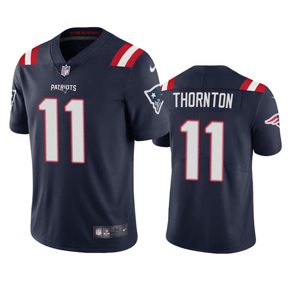 Tyquan Thornton New England Patriots navy jersey