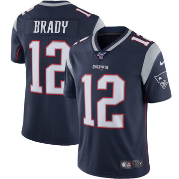 Tom Brady New England Patriots navy jersey