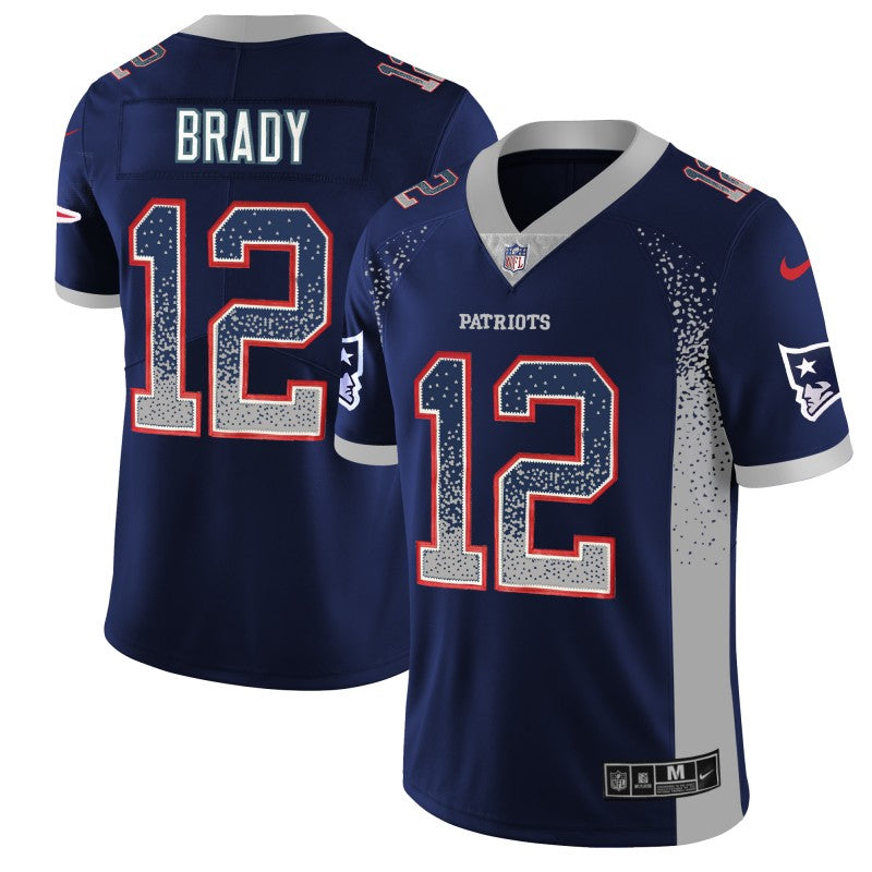 Tom Brady New England Patriots navy Color Rush jersey