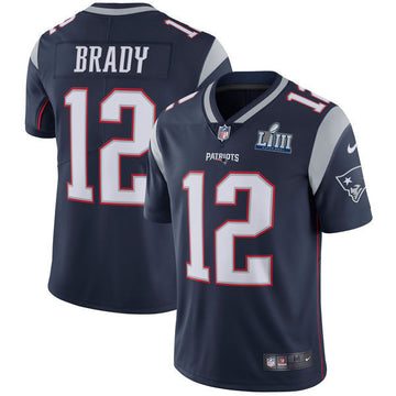 Tom Brady New England Patriots navy jersey