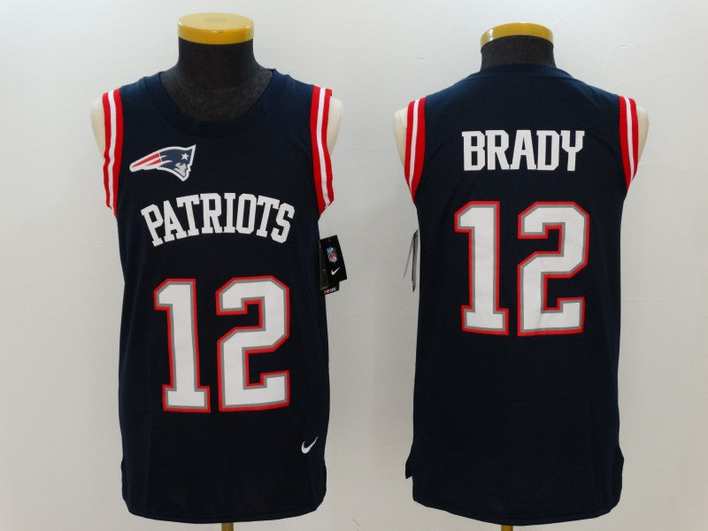 Tom Brady New England Patriots navy Color Rush jersey