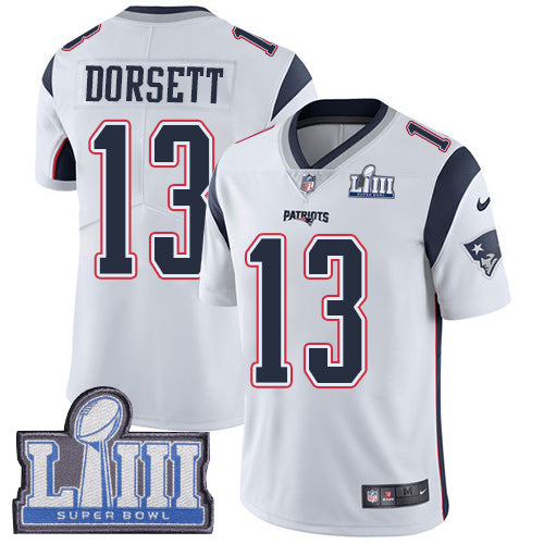 Phillip Dorsett New England Patriots white jersey