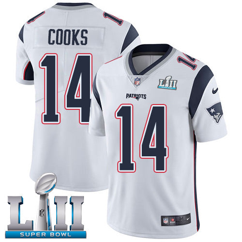 Brandin Cooks New England Patriots white Game jersey