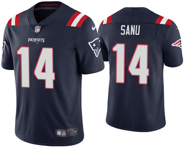 Mohamed Sanu New England Patriots navy jersey