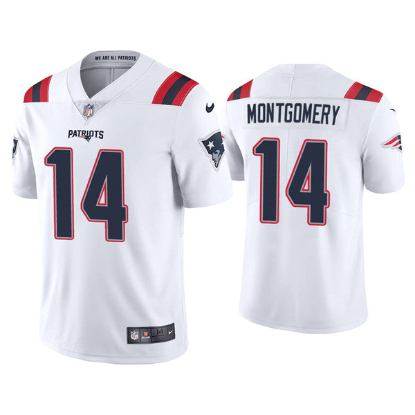 Ty Montgomery New England Patriots white jersey