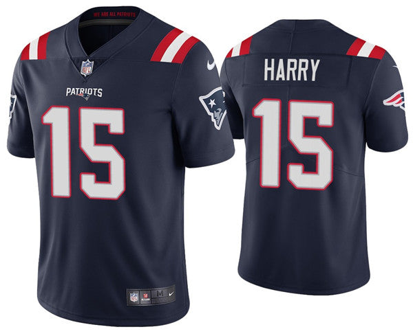 N'Keal Harry New England Patriots navy jersey