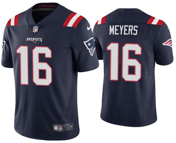 Jakobi Meyers New England Patriots navy jersey