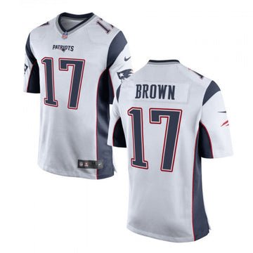 Antonio Brown New England Patriots white jersey