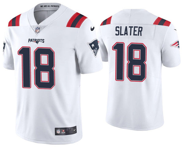 Matthew Slater New England Patriots white jersey