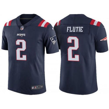 Doug Flutie New England Patriots navy jersey