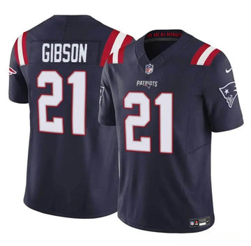 Antonio Gibson New England Patriots navy FUSE jersey