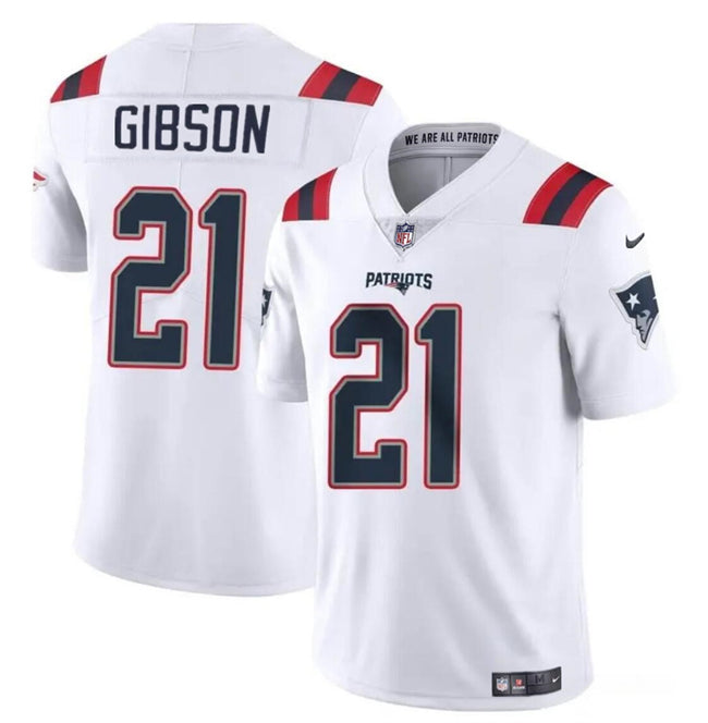 Antonio Gibson New England Patriots white jersey