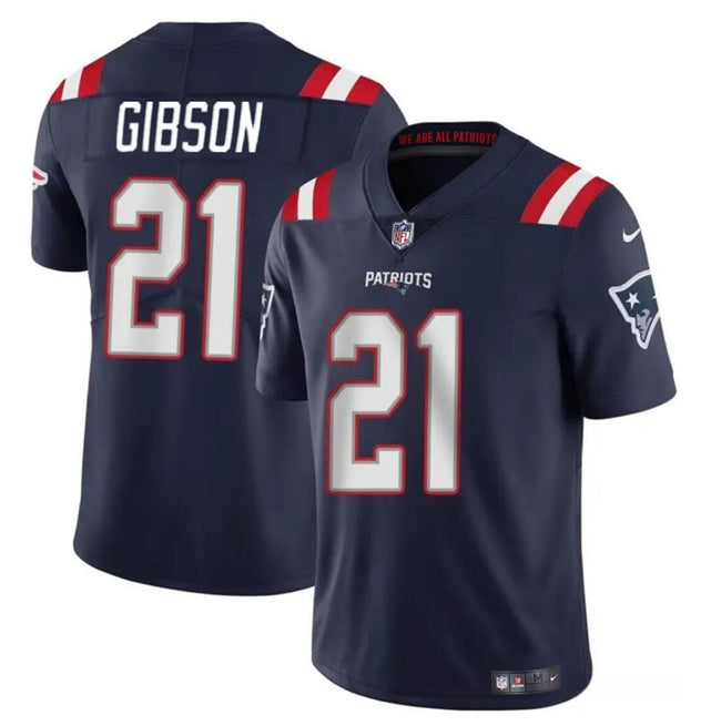 Antonio Gibsonz New England Patriots navy jersey