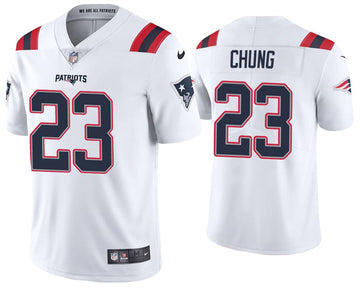 Patrick Chung New England Patriots white jersey
