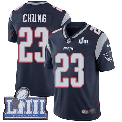 Patrick Chung New England Patriots navy jersey