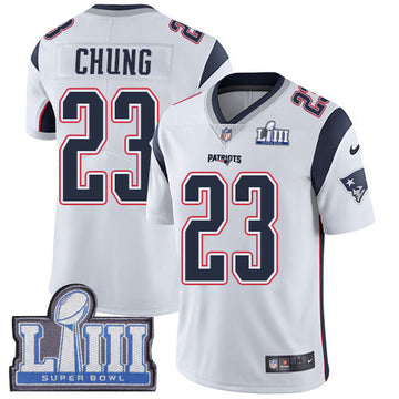 Patrick Chung New England Patriots white jersey