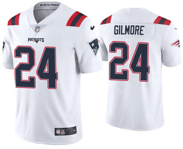 Stephon Gilmore New England Patriots white jersey