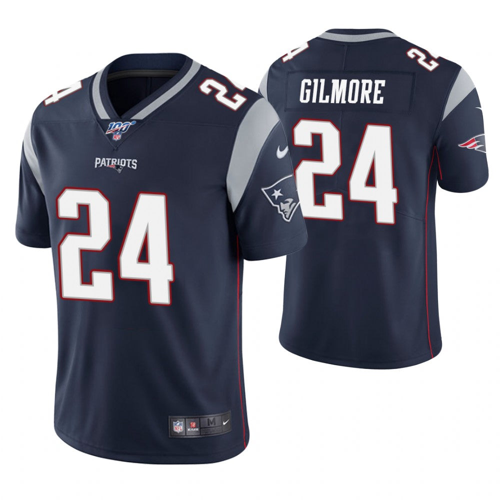 Stephon Gilmore New England Patriots navy jersey