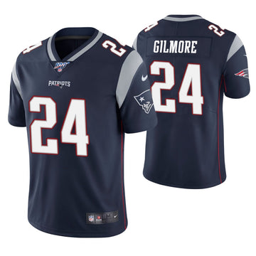 Stephon Gilmore New England Patriots navy jersey