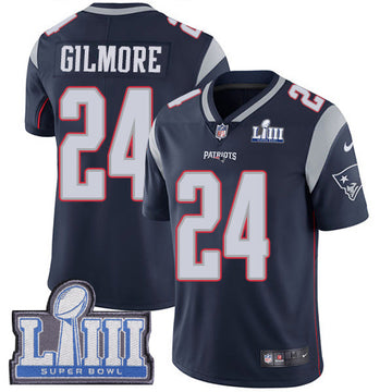Stephon Gilmore New England Patriots navy jersey