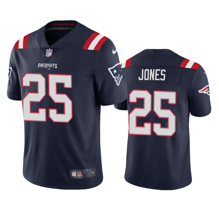 Marcus Jones New England Patriots navy jersey