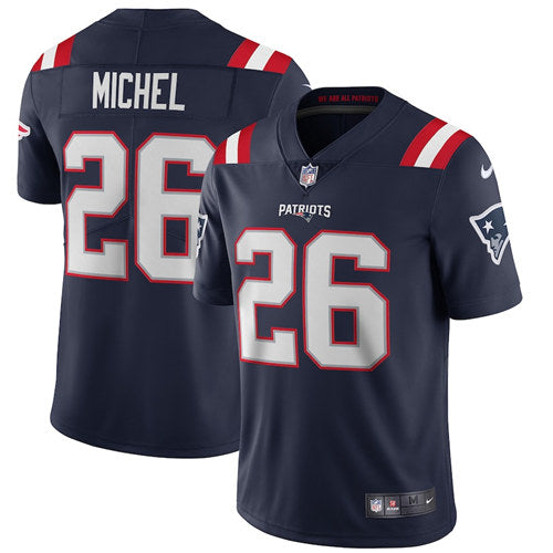 Sony Michel New England Patriots navy jersey