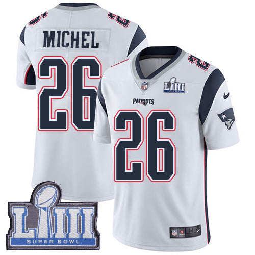 Sony Michel New England Patriots navy jersey