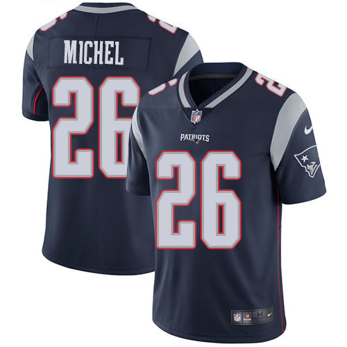 Sony Michel New England Patriots navy jersey