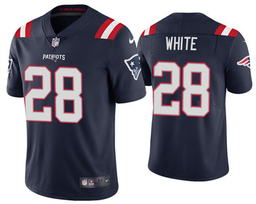 James White New England Patriots navy jersey